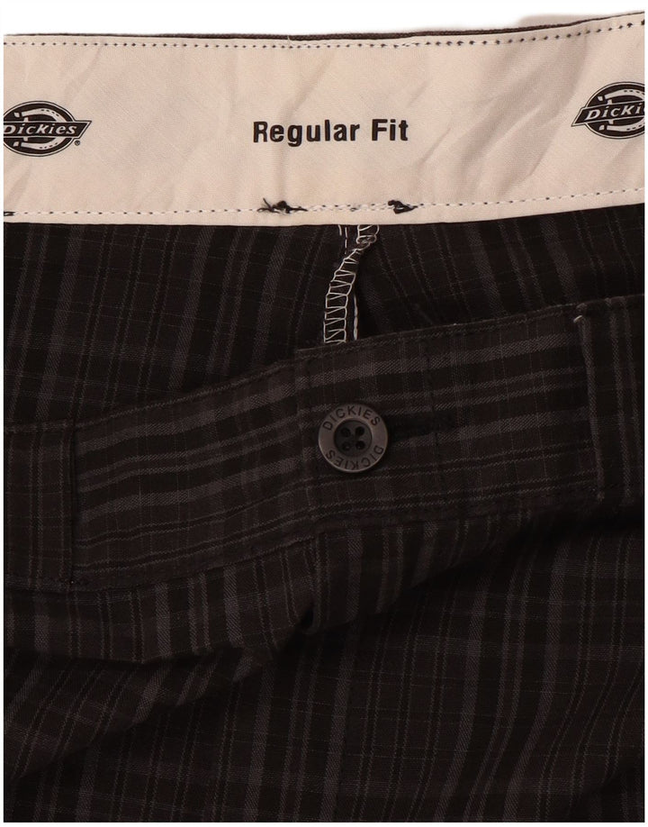 Męskie szorty cargo Dickies o regularnym kroju W46 3XL w brązową kratkę