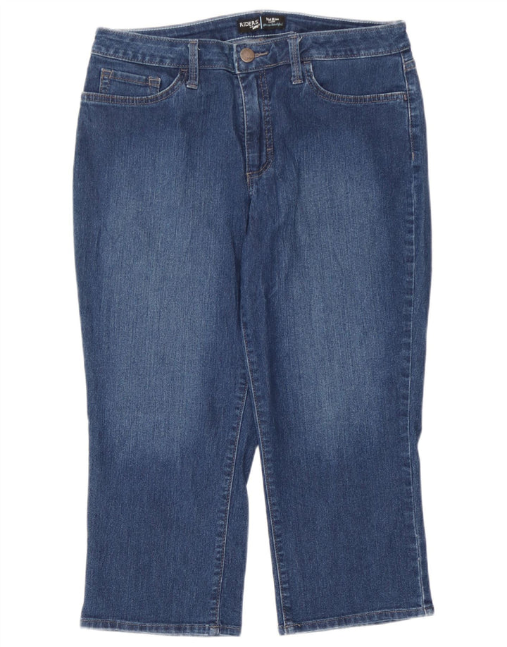 Damskie dżinsy Lee Capri Mid Rise W32 L21 Niebieskie
