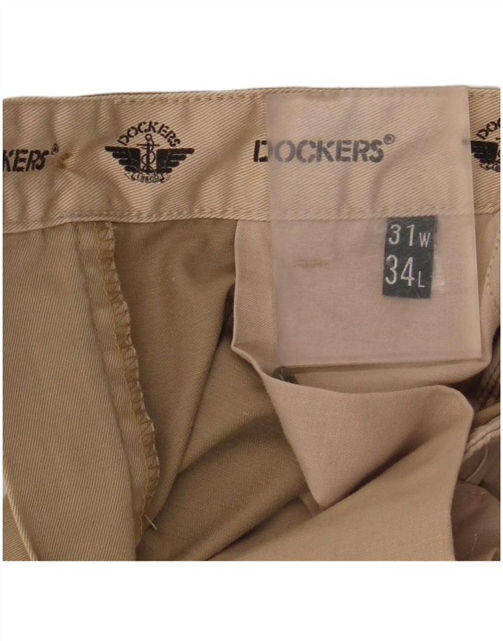 Spodnie męskie Dockers Pegged Chino W31 L34 Beżowe