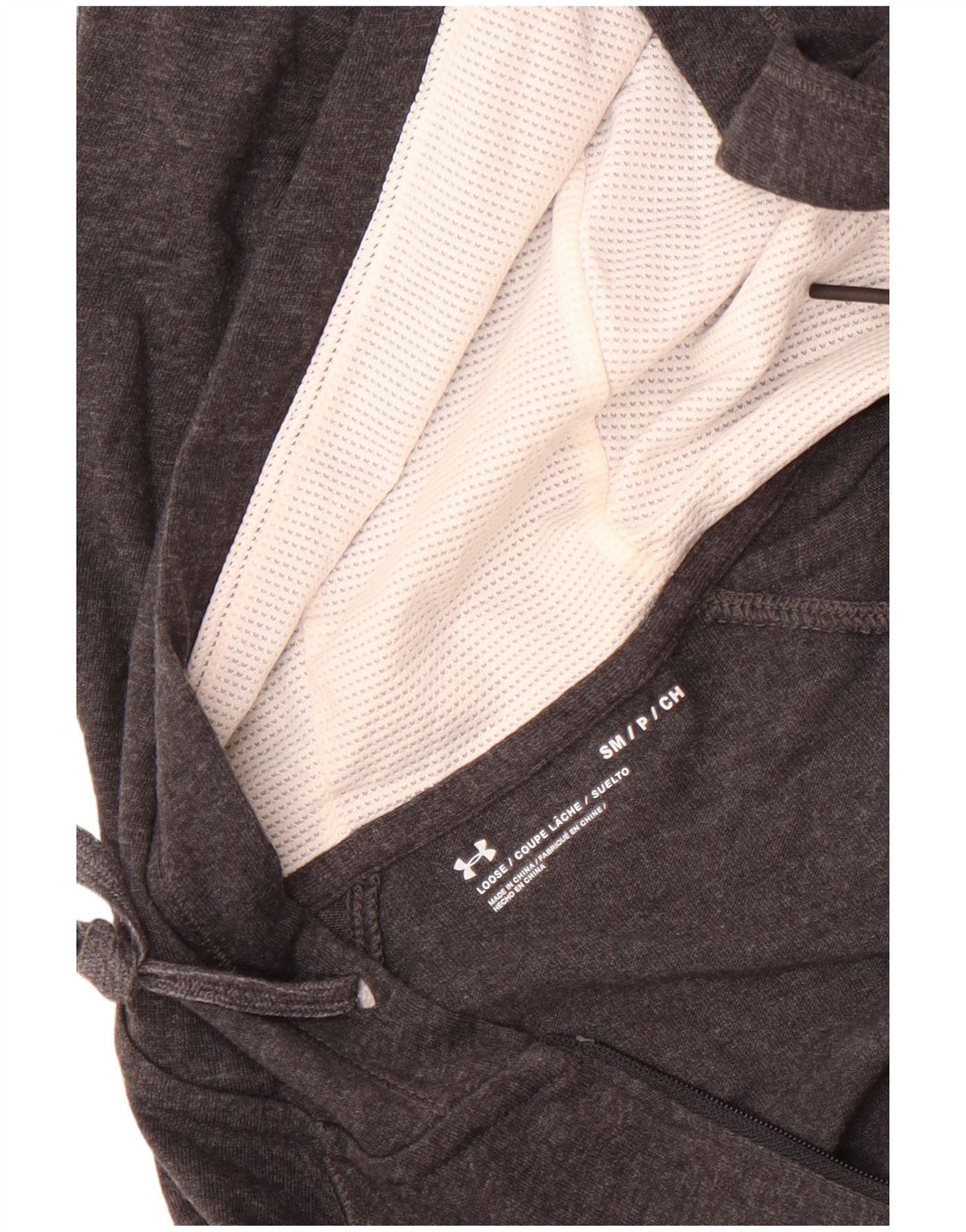 Damska bluza z kapturem i zamkiem Under Armour UK 10, mała, szara