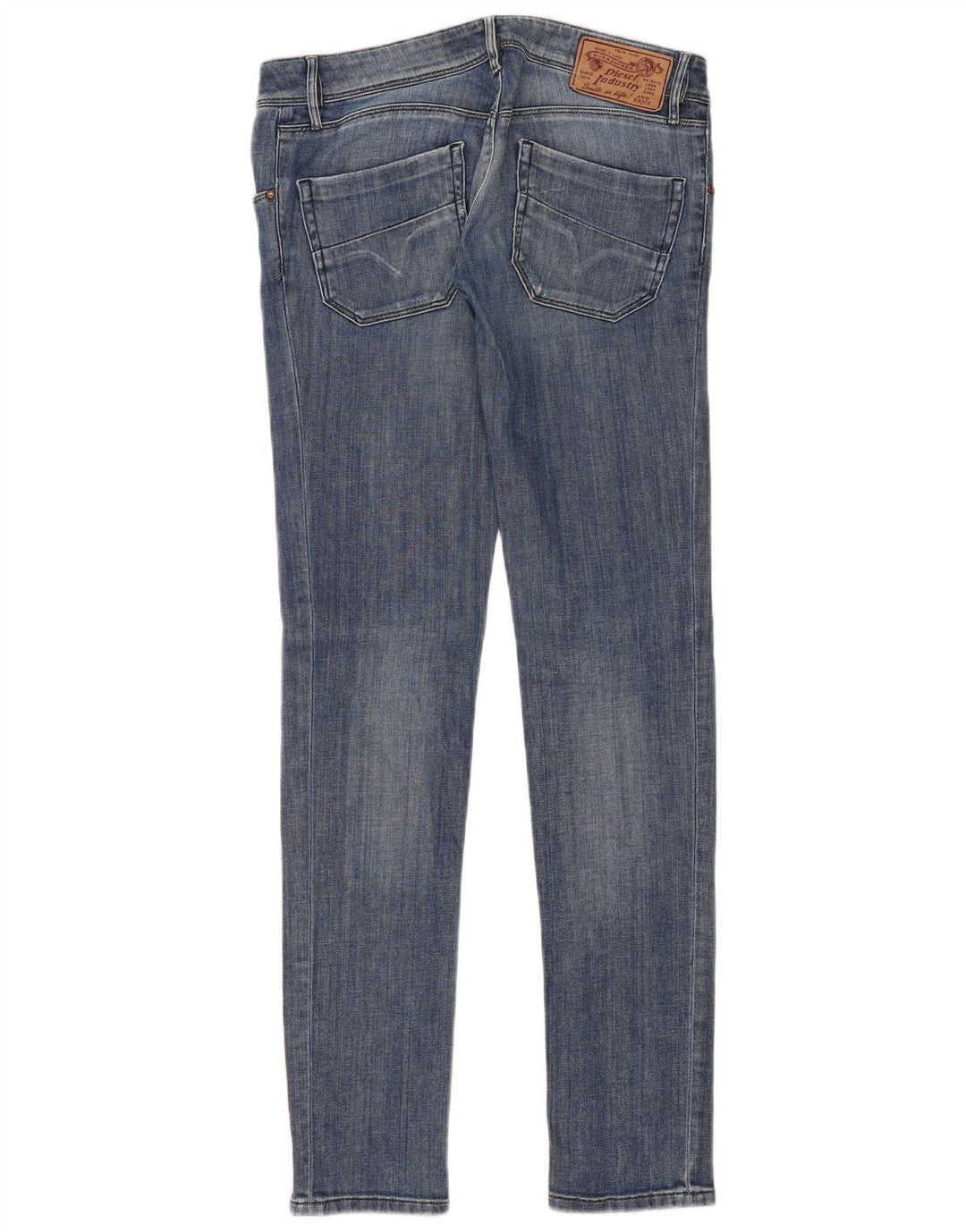 Diesel Damskie Nevy Slim Jeans W30 L34 Niebieskie bawełniane