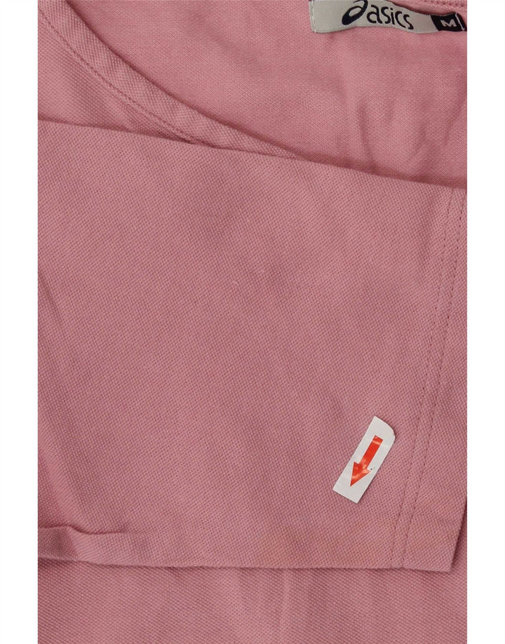 Damski top Asics z rękawem 3/4, UK 12, średni różowy, bawełniany