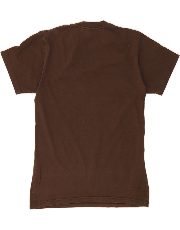 VANS Mens Classic Fit T-Shirt Top Small Brown Cotton Vintage Vans and Second-Hand Vans from Messina Hembry 