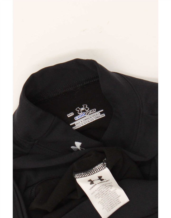 Damska koszulka Cold Gear z długim rękawem Under Armour UK 12, średni czarny nylon
