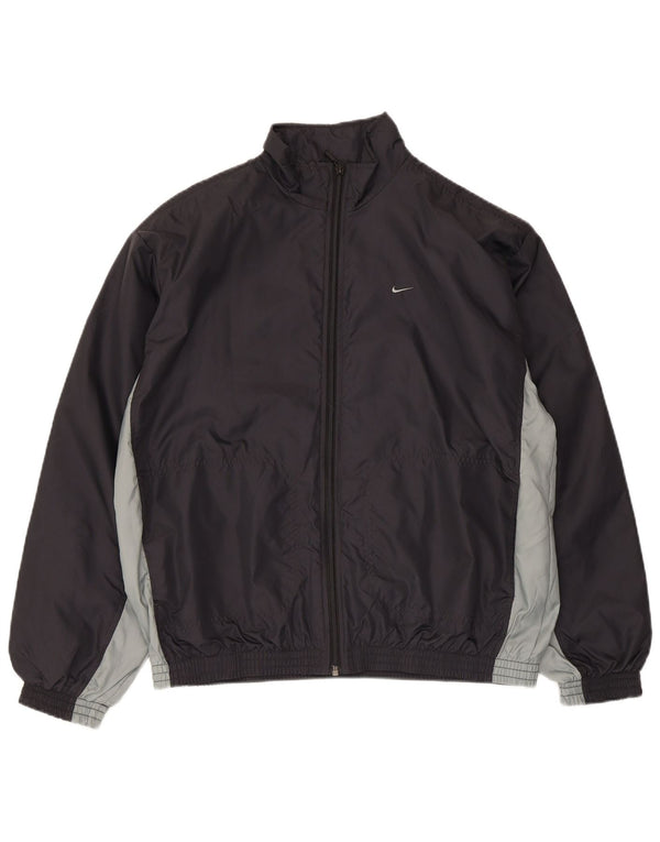 Chłopięca kurtka dresowa Nike 13-14 lat XL, czarny nylon z blokami kolorów