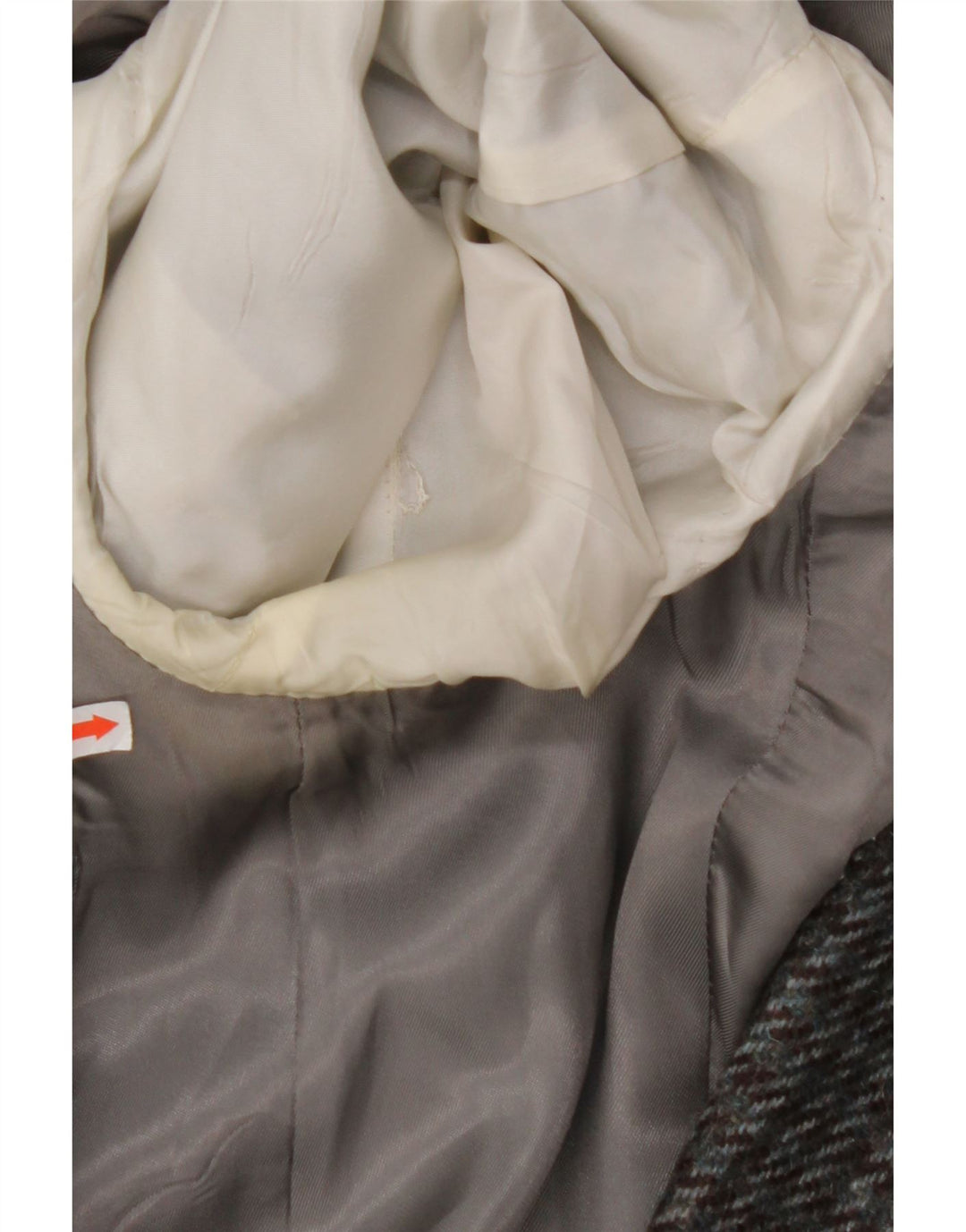 Męska marynarka zapinana na 2 guziki VINTAGE UK 38 Średnia szara pepitka