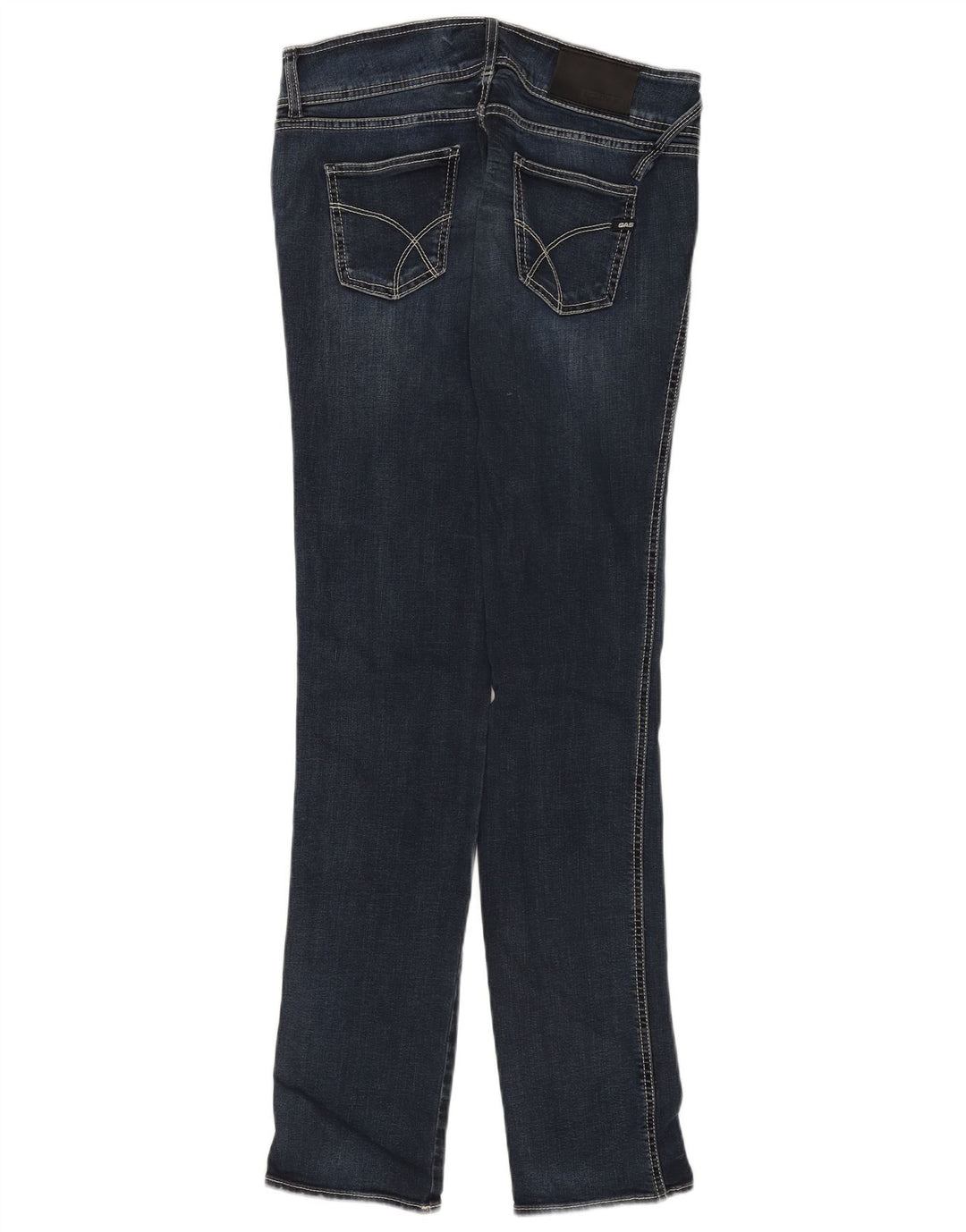 Jeansy damskie Slim Gas W30 L34 Granatowe bawełniane