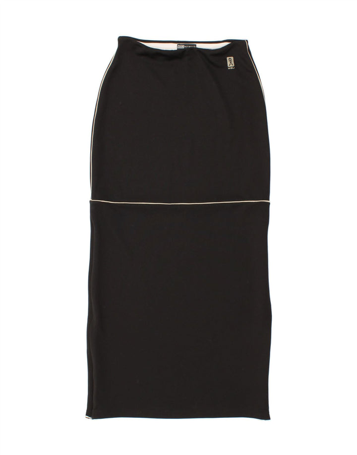 WIT BOY Womens Maxi Skirt Medium W28 Black Vintage Wit Boy and Second-Hand Wit Boy from Messina Hembry 