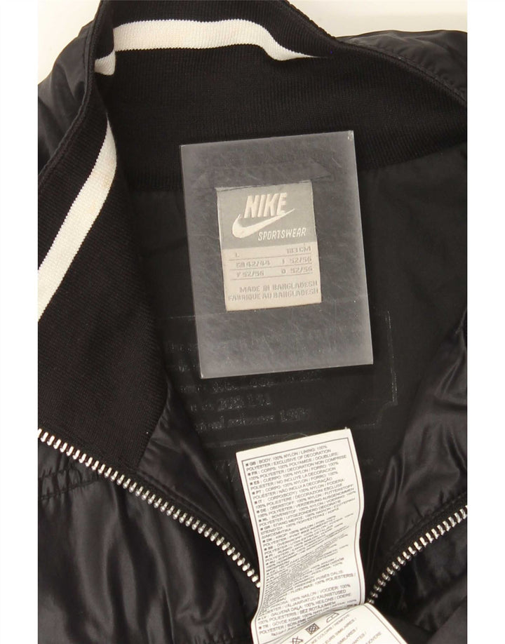 Męska kurtka dresowa Nike, duża, czarna, nylonowa