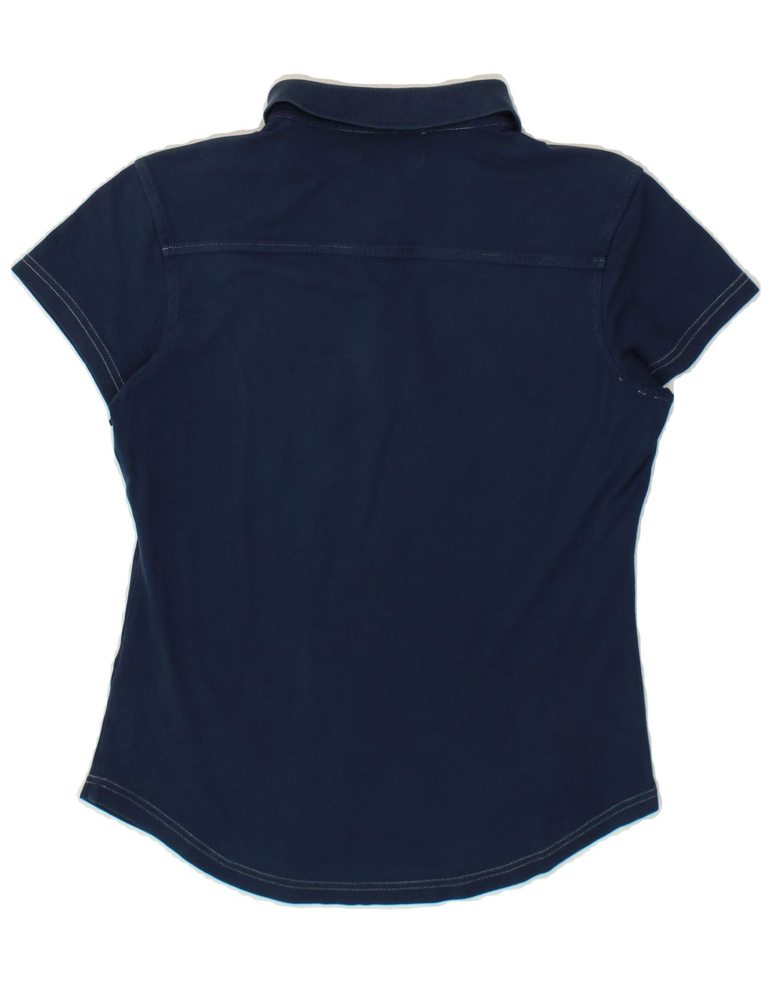 FILA Womens Polo Shirt UK 12 Medium Navy Blue Cotton Vintage Fila and Second-Hand Fila from Messina Hembry 