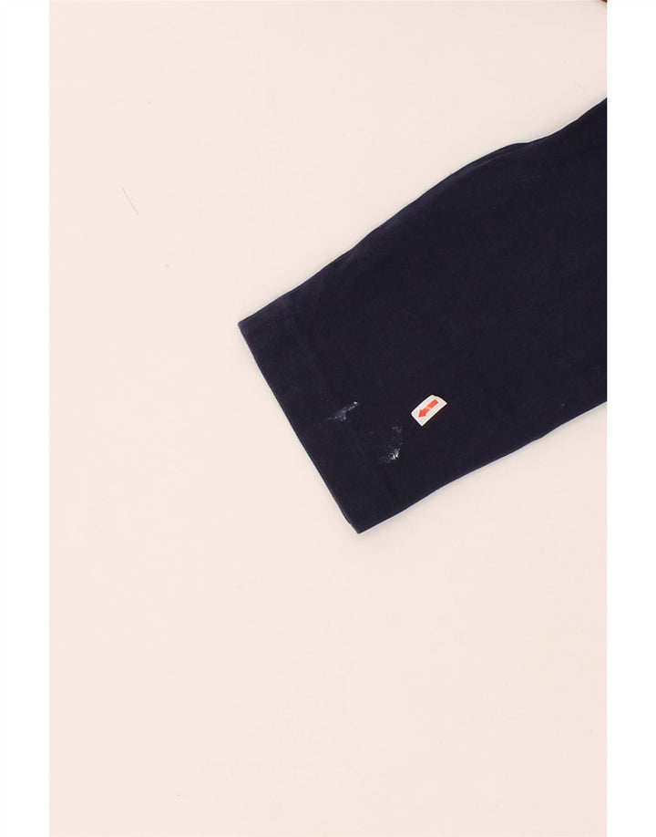 J. CREW Womens Slim Cropped Trousers US 6 Medium W28  Navy Blue Cotton Vintage J. Crew and Second-Hand J. Crew from Messina Hembry 