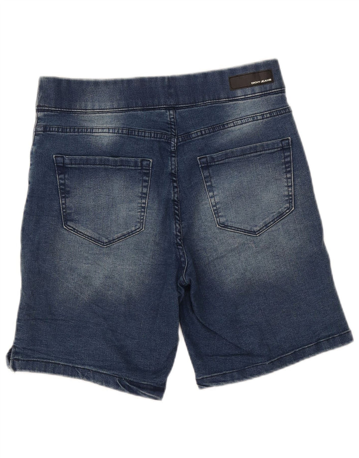 Męskie spodenki jeansowe DKNY, małe, W30, niebieskie, bawełniane
