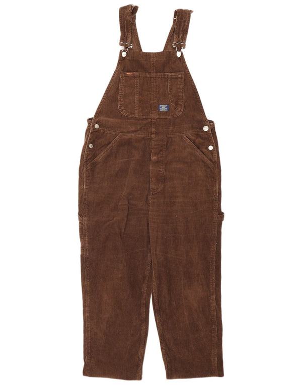 Spodnie sztruksowe RIFLE Carpenter Dungarees W34 L30 Brązowa bawełna