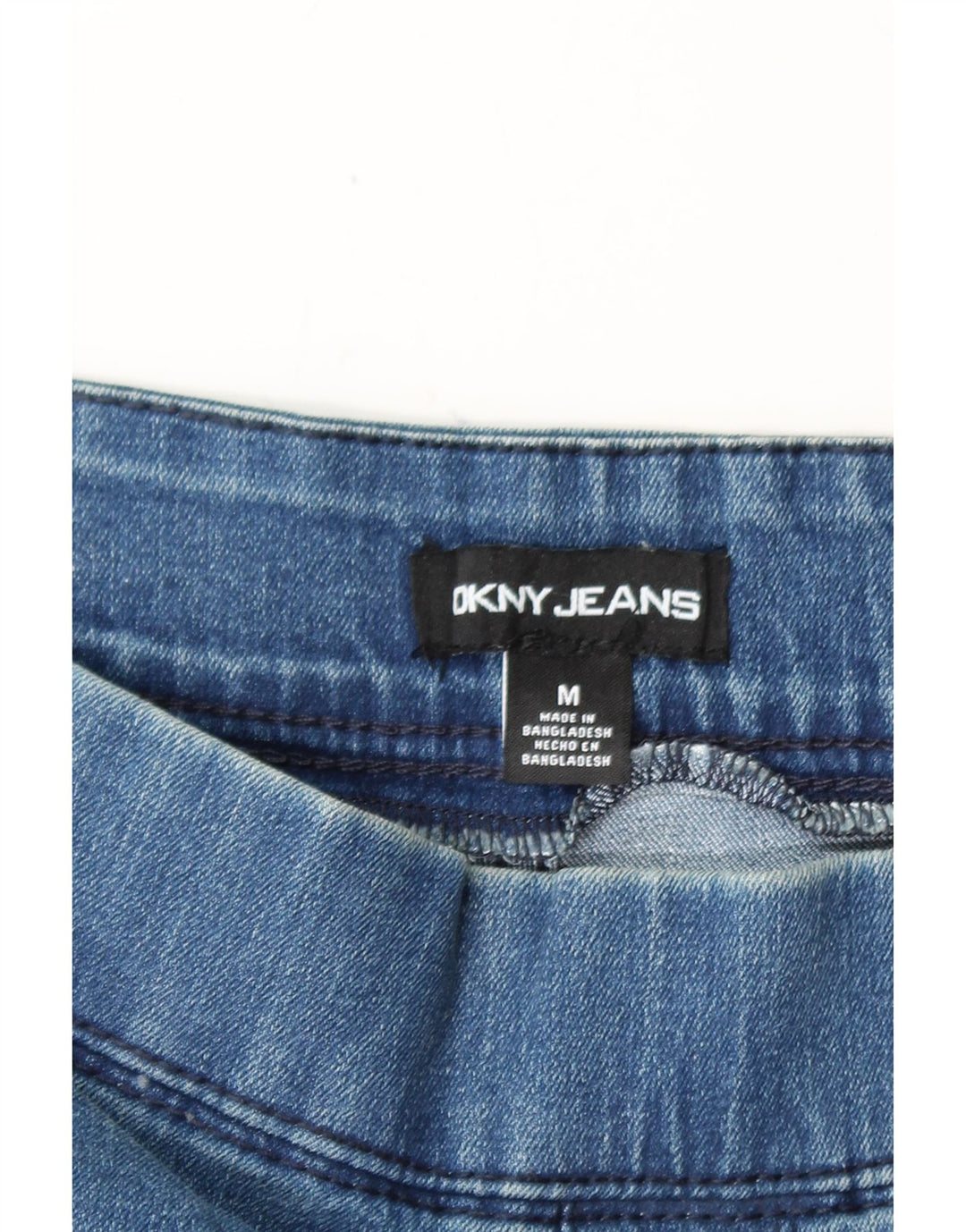 DKNY Womens High Waist Denim Shorts Medium W30 Blue Cotton Vintage Dkny and Second-Hand Dkny from Messina Hembry 
