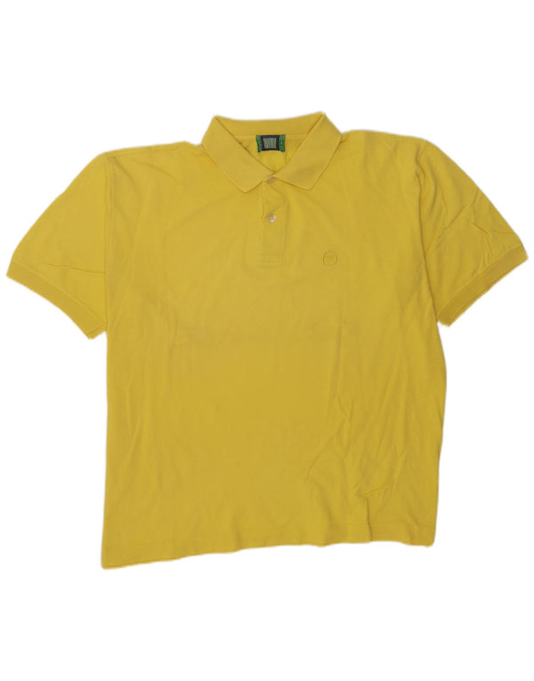 Męska koszulka polo Sergio Tacchini, 2XL, żółta, bawełniana