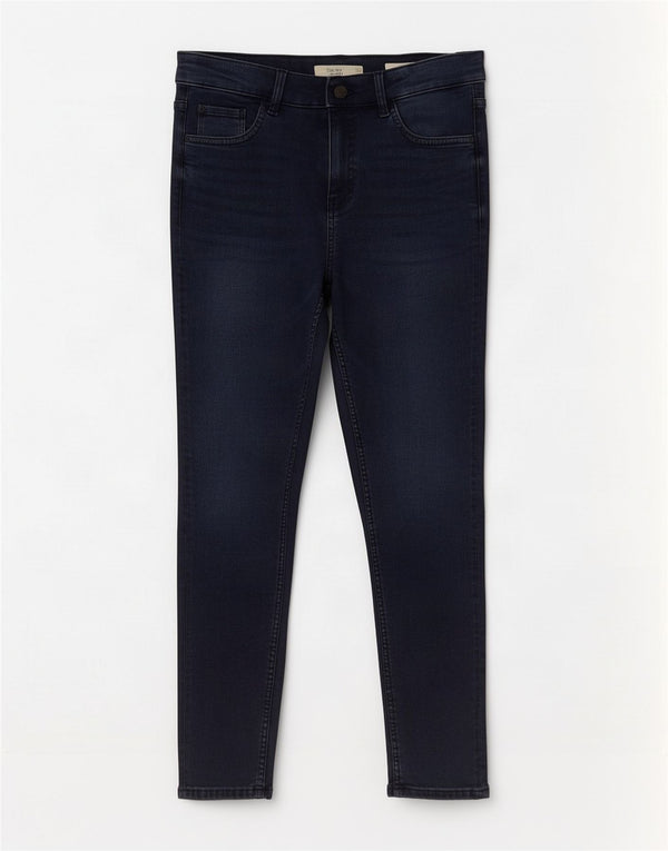 Marks & Spencer Damskie The Ivy Skinny Jeans UK 12 Medium W30 L26 Granatowe