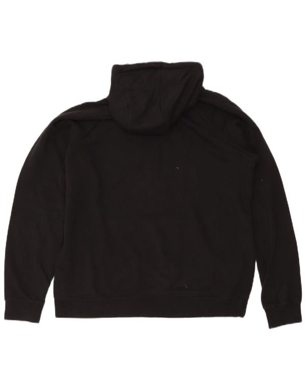 Damski sweter z kapturem Nike UK 16, duży, czarny, bawełniany