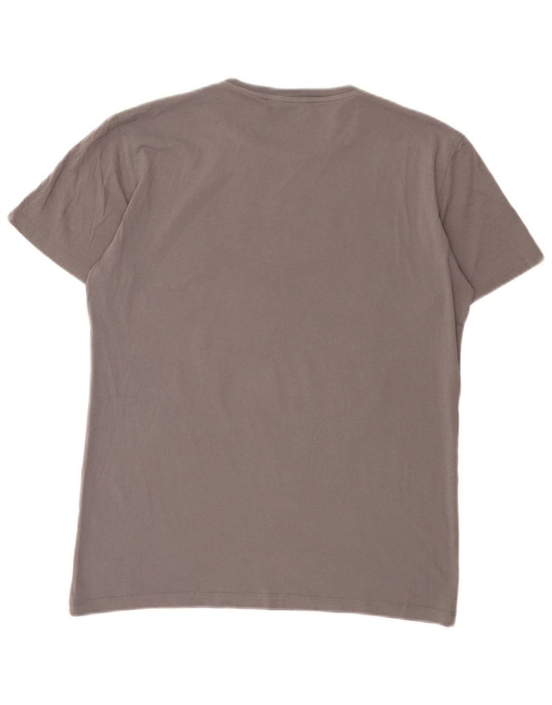 Męski T-shirt z grafiką Trussardi Jeans, średni szary