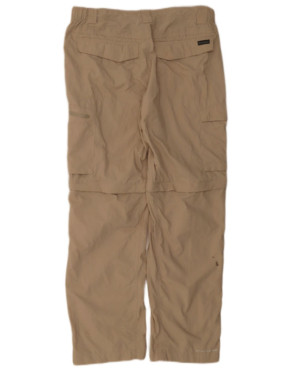Męskie spodnie cargo Columbia Straight W34 L30 Beżowy nylon