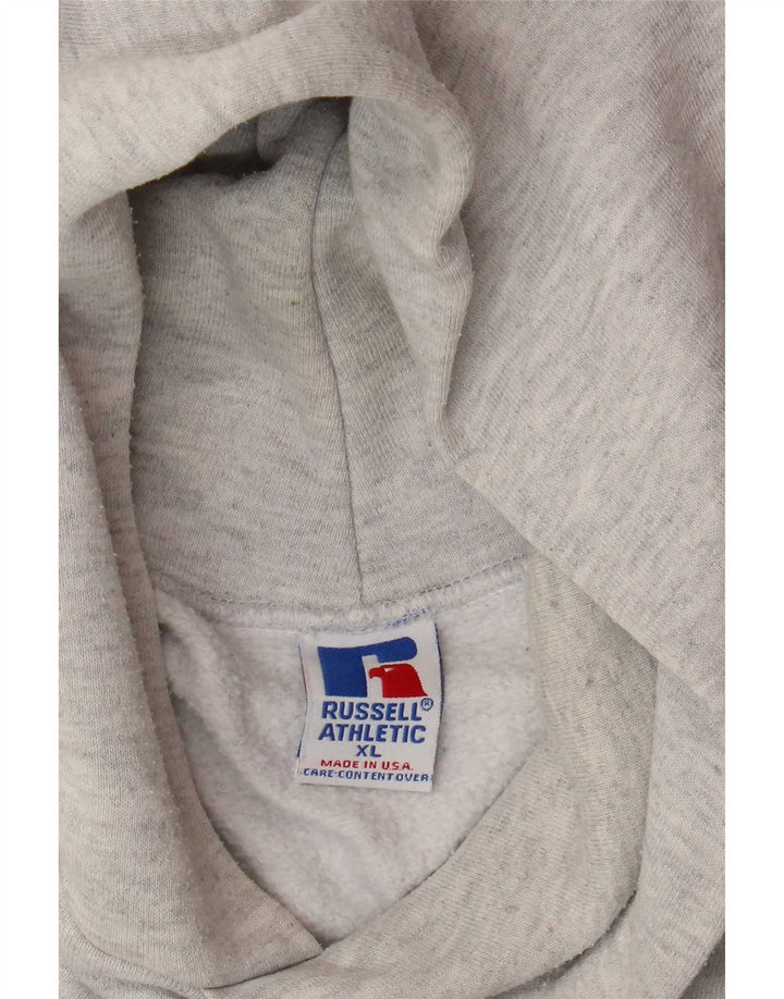 Męska bluza z kapturem Russell Athletic XL, szara