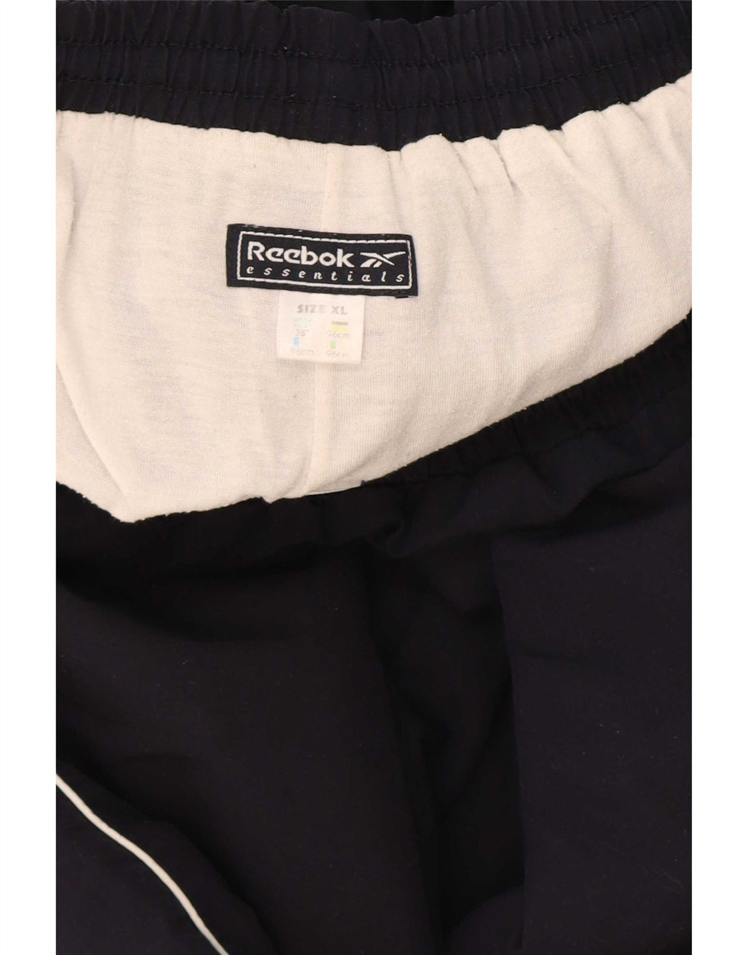 Męskie spodnie dresowe Reebok XL, granatowe, poliestrowe