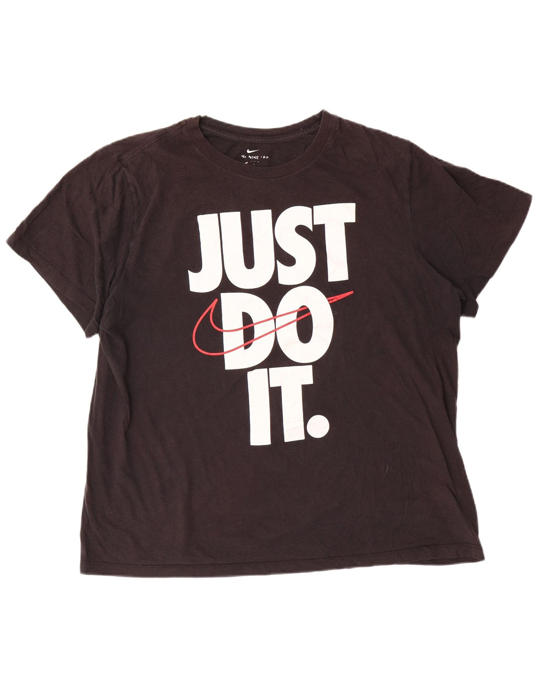 Męski T-shirt z grafiką Nike, duży, czarny, bawełniany
