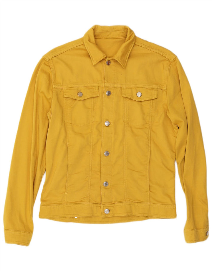 Męska kurtka dżinsowa Zara UK 36 Small, żółta, bawełniana
