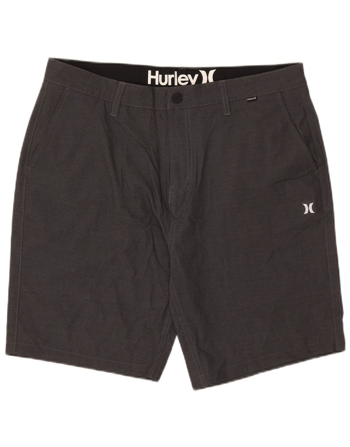 Męskie spodenki chino Hurley W36, duże, szary poliester
