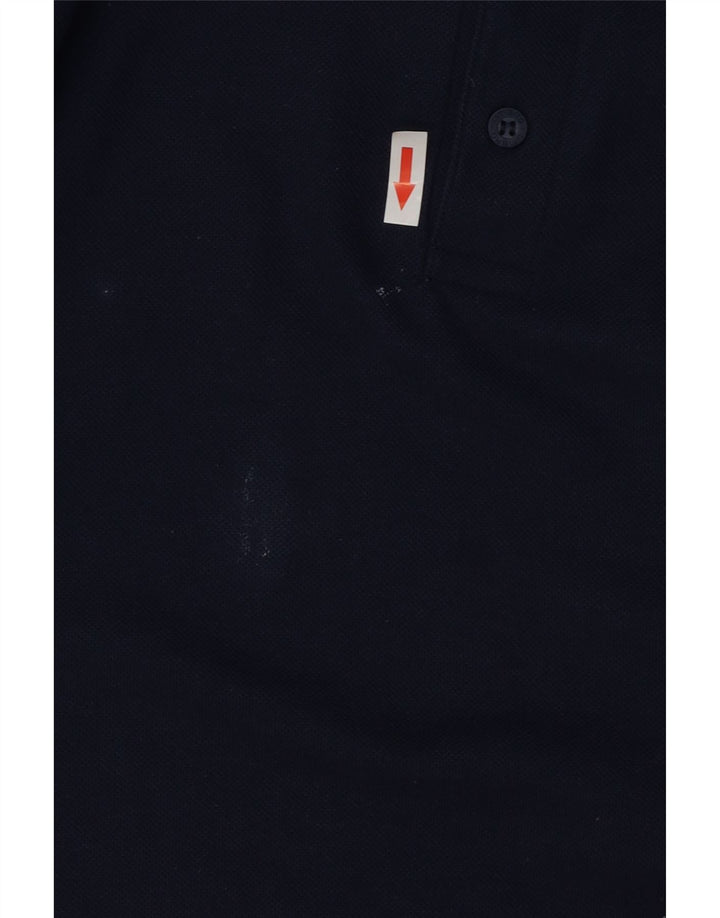 Męska koszulka polo Umbro, duża, granatowa, z poliestru