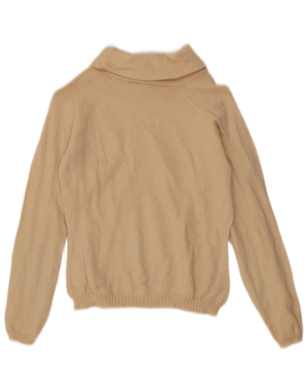 Damski sweter Gran Sasso z okrągłym dekoltem UK 10 Small Beige