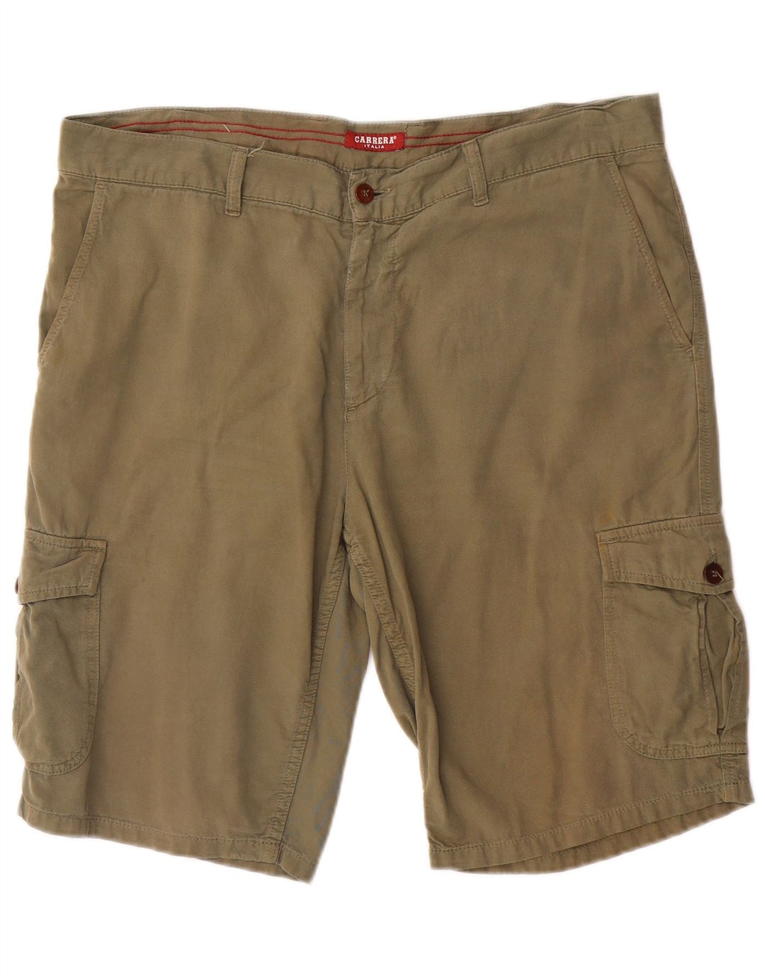 Męskie spodenki cargo Carrera W36, duże, bawełniane w kolorze khaki