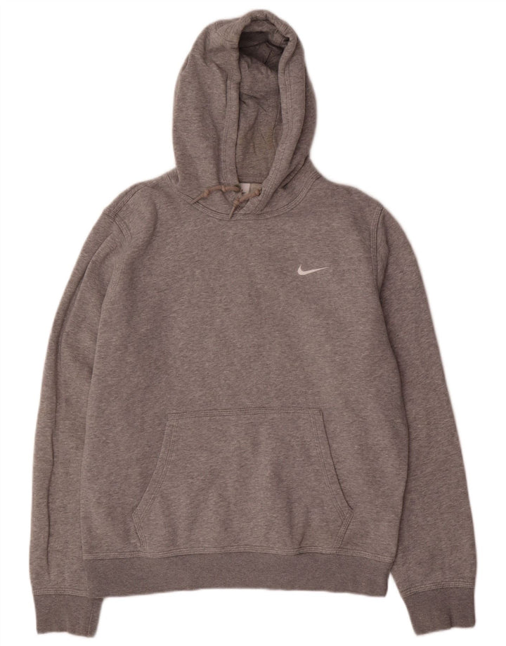 Męska bluza z kapturem Nike, średnioszara