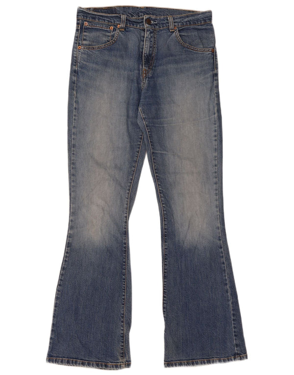 Damskie jeansy Levi's 525 Bootcut W32 L32 Niebieska bawełna