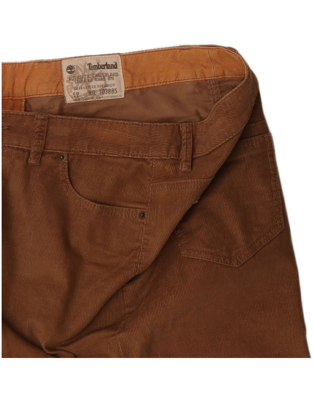 Damska spódnica sztruksowa Timberland W29 Średnia beżowa bawełna