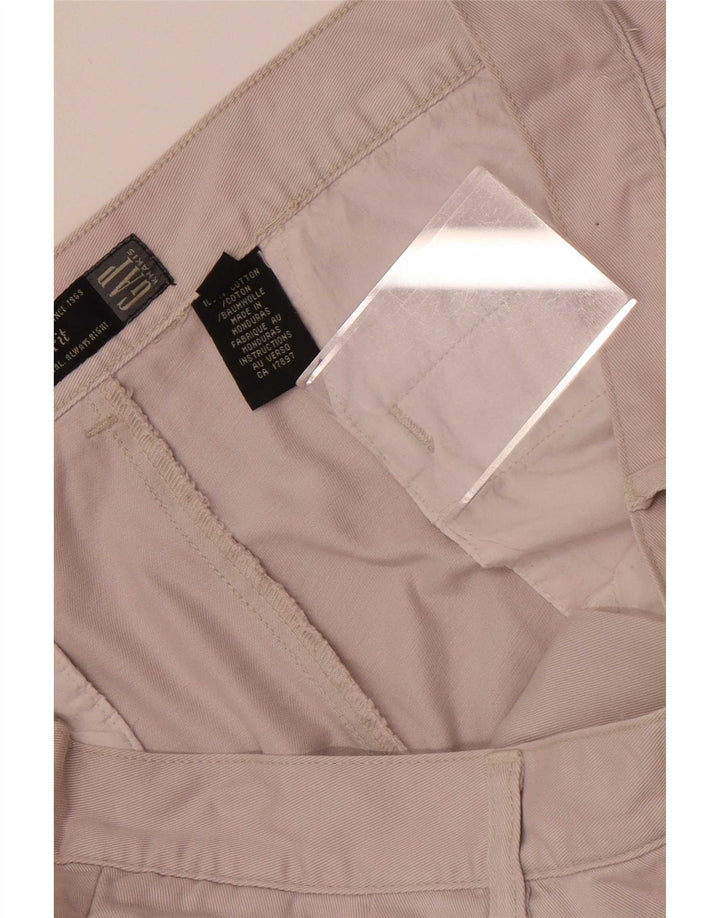 Spodnie damskie Gap Pegged Chino W34 L32 Beżowa bawełna