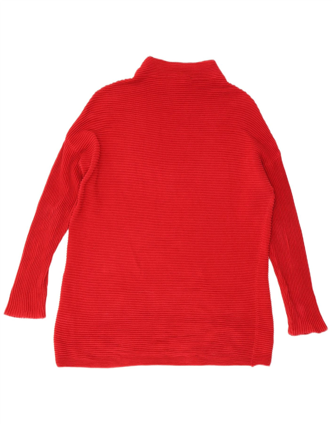 FRENCH CONNECTION Womens Turtle Neck Jumper Sweater UK 10 Small Red