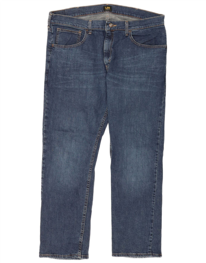 Męskie jeansy Lee Slim W38 L30 Niebieskie bawełniane