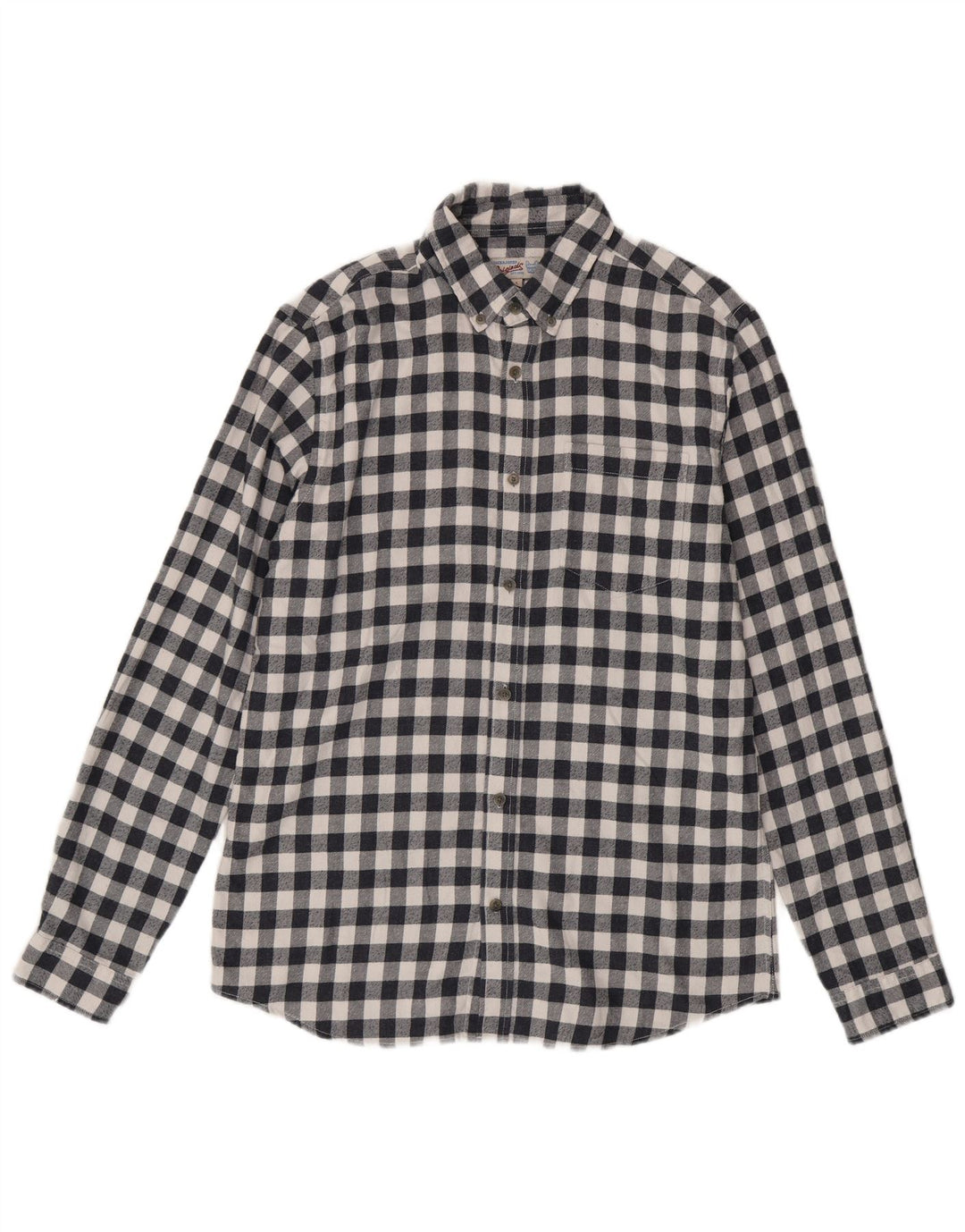 Męska koszula flanelowa Jack & Jones, duża, granatowa, bawełniana w kratkę
