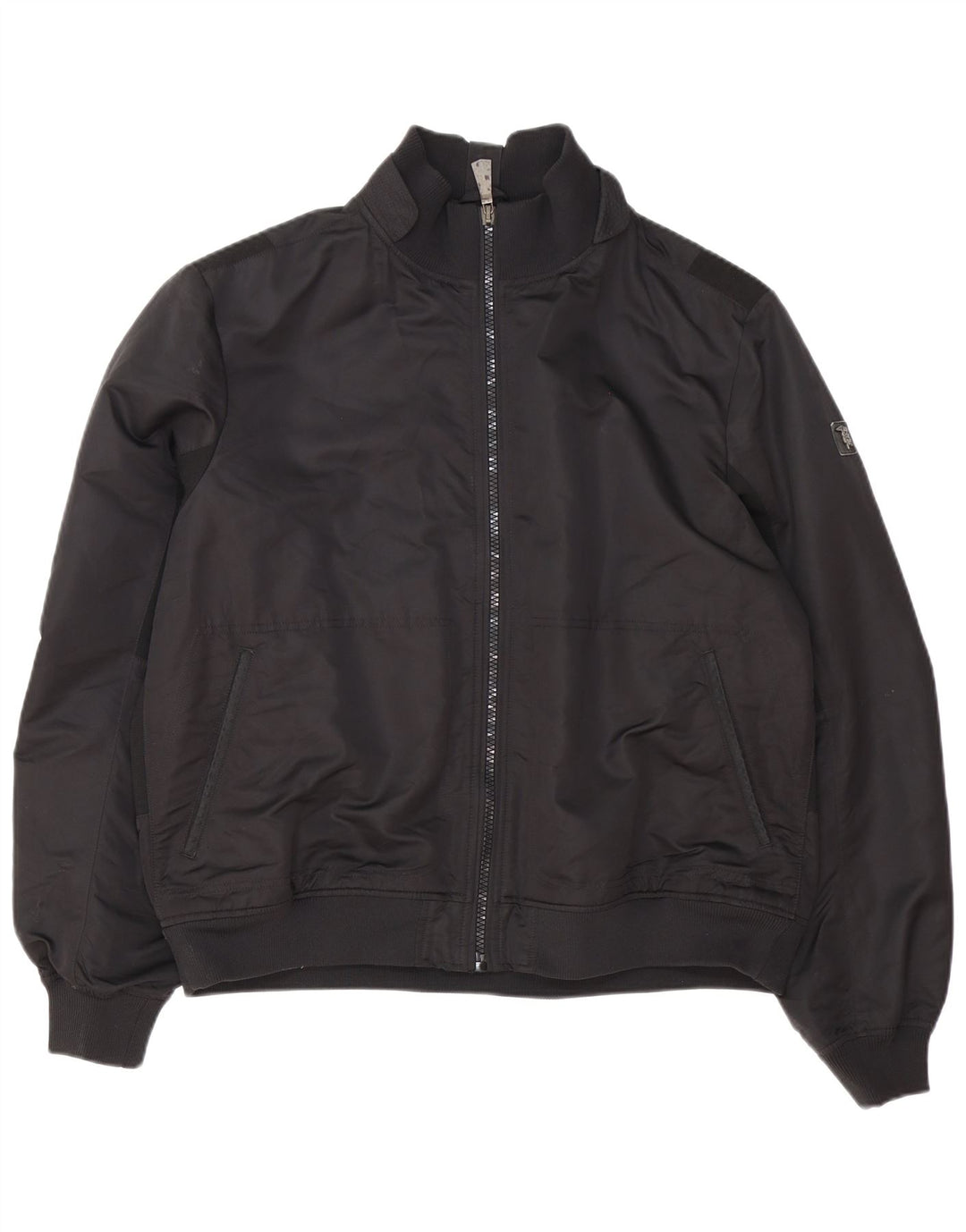 Męska kurtka bomberka Trussardi Jeans IT 58 4XL Czarny poliester