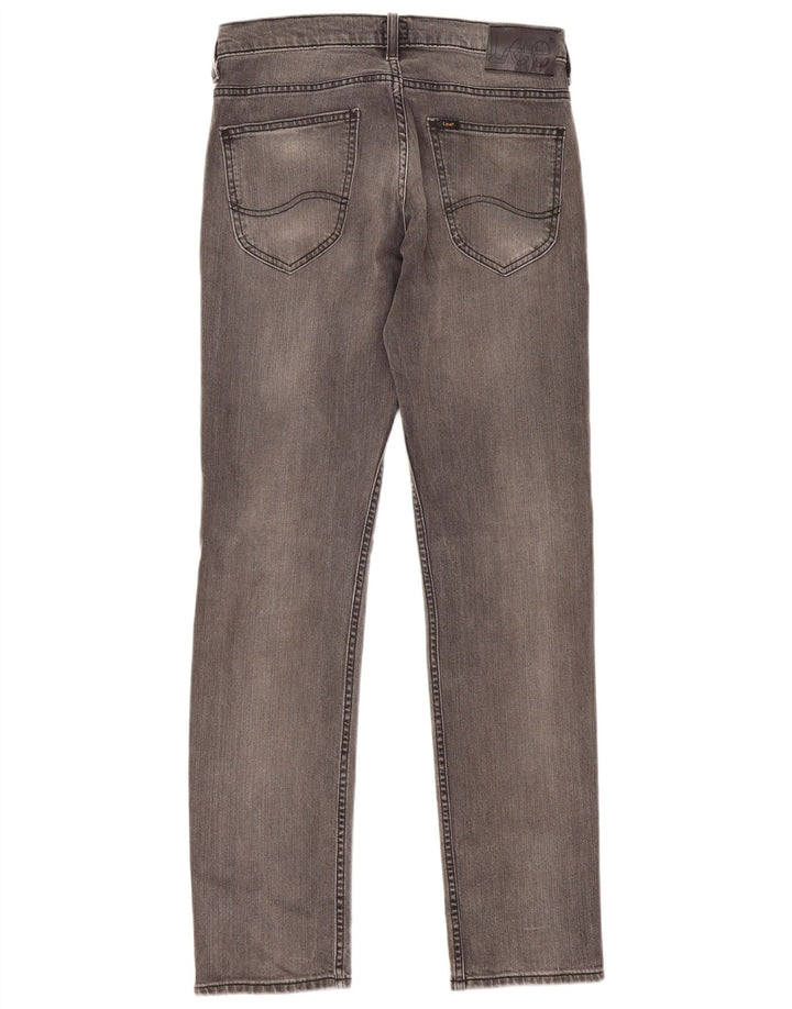Damskie jeansy Lee Powell Slim W30 L32 Szara bawełna