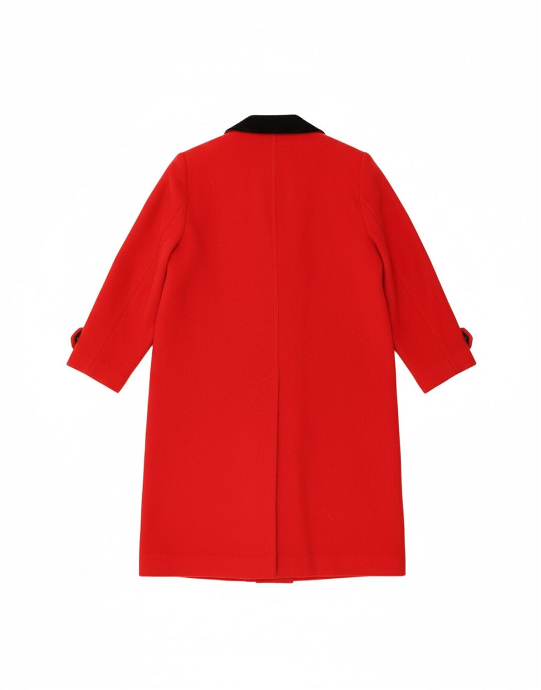 WINDSMOOR Womens Double Breasted Coat UK 14 Large  Red Wool