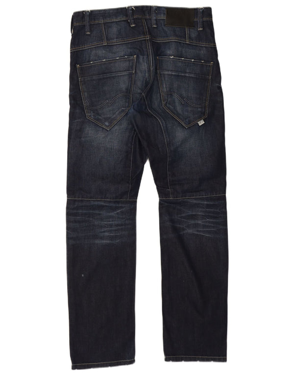 Męskie jeansy Jack & Jones Anti Fit W32 L32, niebieska bawełna