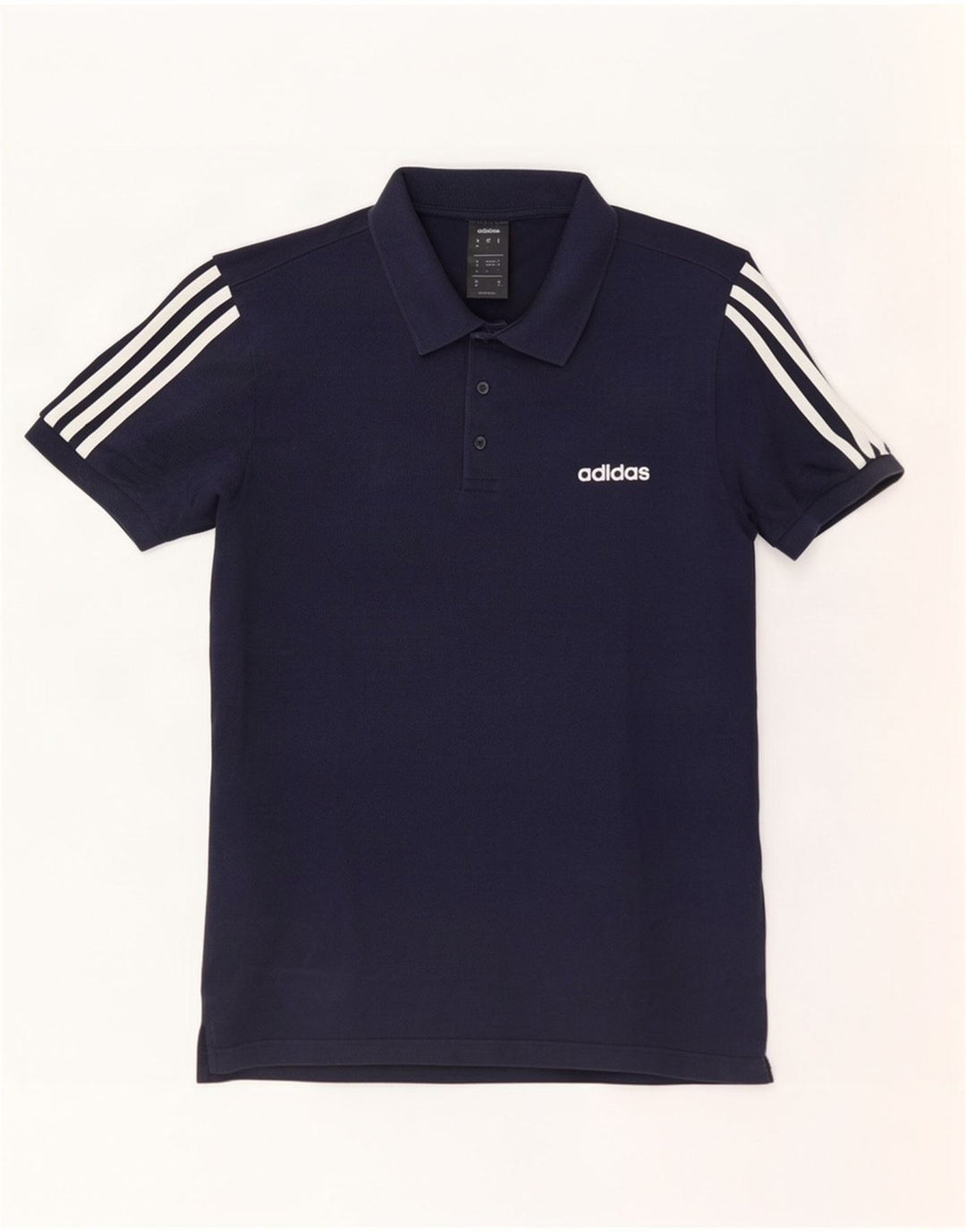 Męska koszulka polo Adidas, duża, granatowa, bawełniana