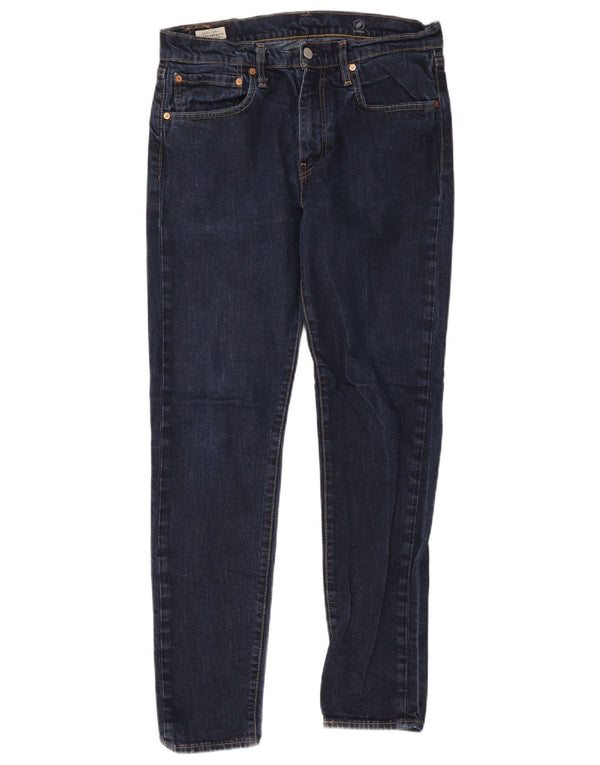 Levi's Mens 512 Slim Tapered Jeans W34 L34 Blue Cotton