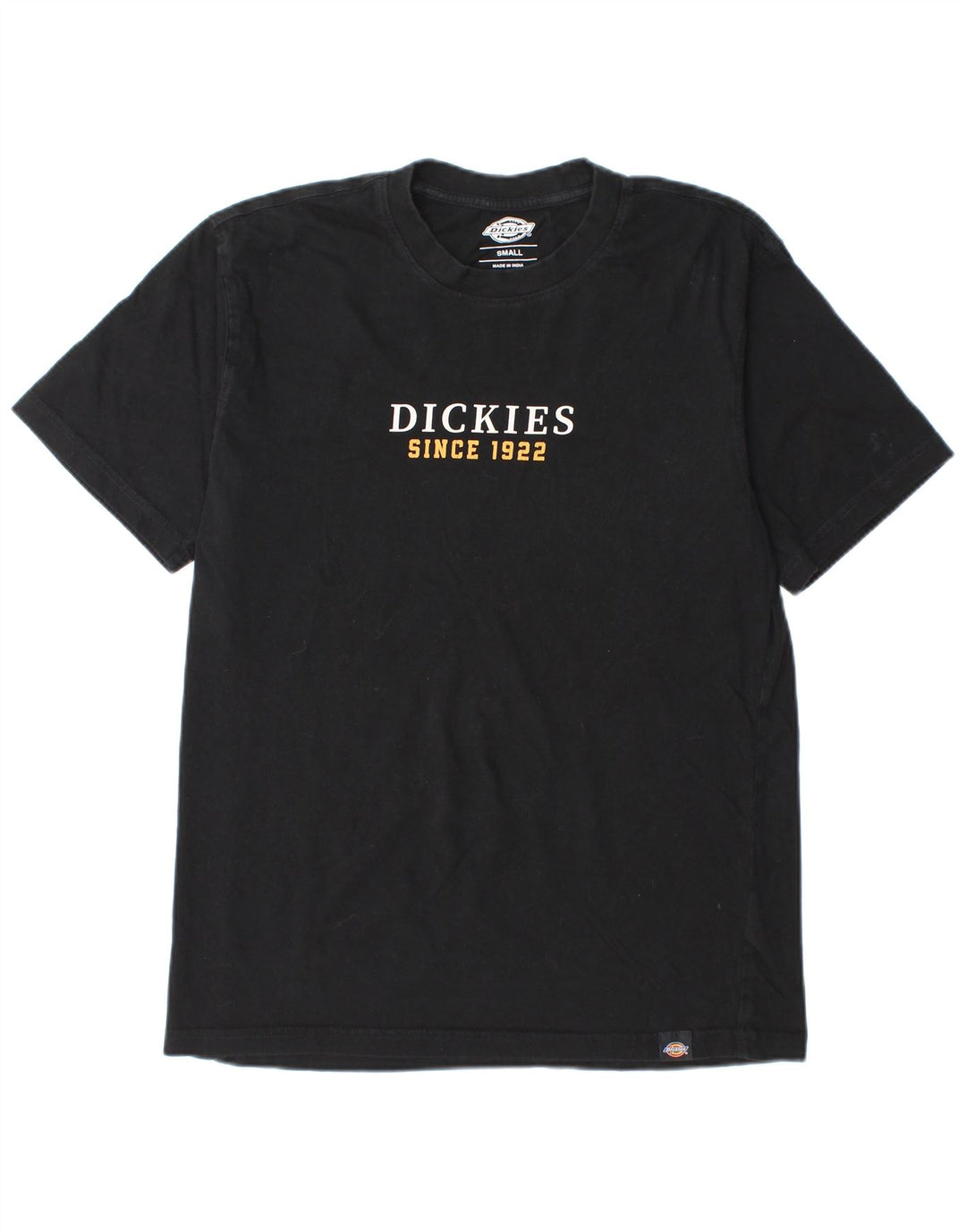 Męska koszulka z grafiką DICKIES, mała, czarna, bawełniana