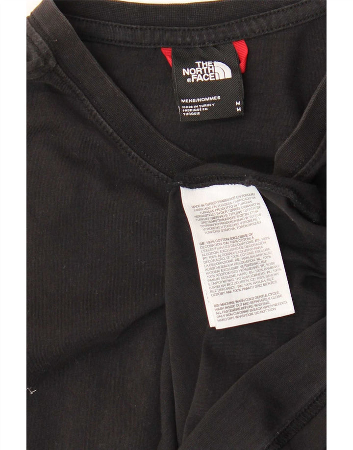 Męski T-shirt z grafiką The North Face, bawełniany, średni czarny