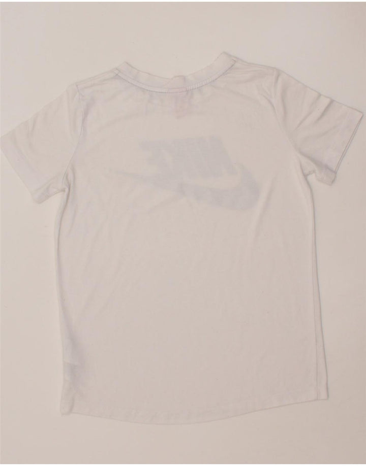 NIKE Mens Graphic T-Shirt Top Small White Polyester Vintage Nike and Second-Hand Nike from Messina Hembry 