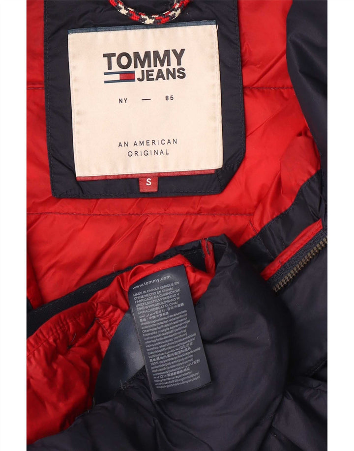 Męska ocieplana kurtka Tommy Hilfiger UK 36 Small Granatowa Poliamid