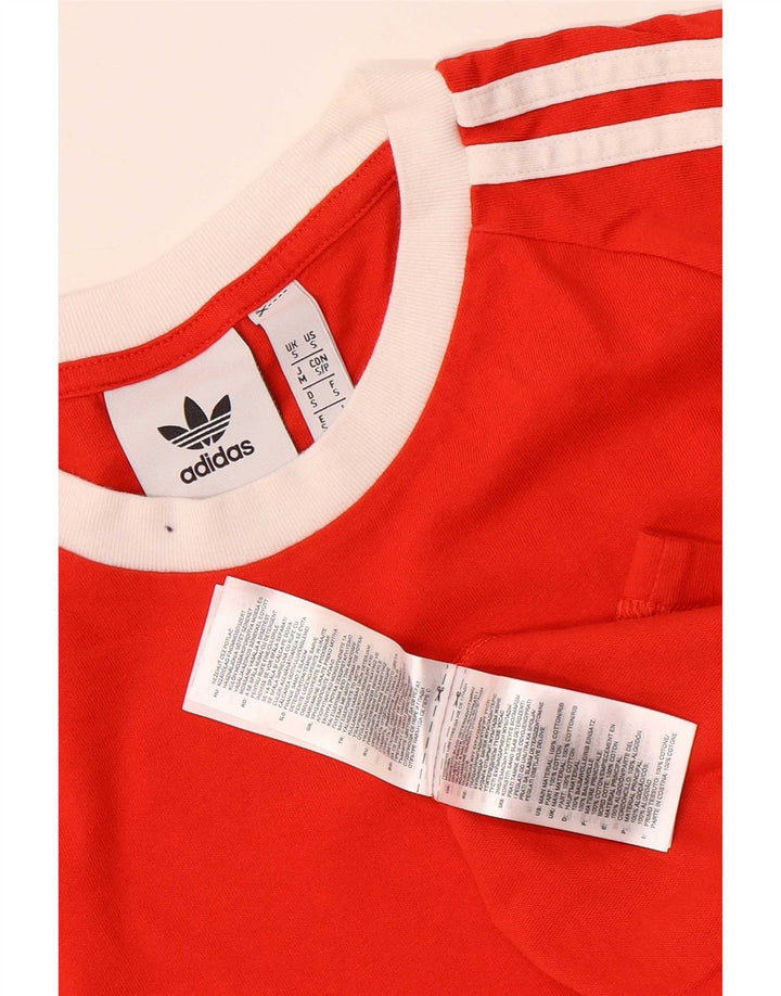 Adidas Męska Koszulka Top Mała Czerwona