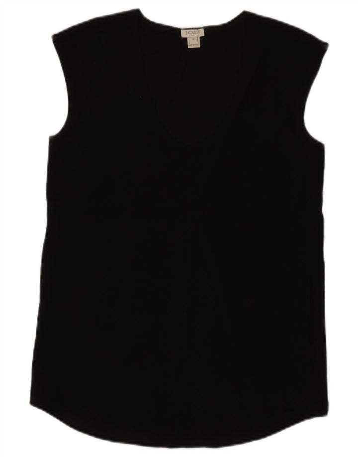 Damska bluzka bez rękawów J. CREW US 00 2XS, czarna, poliester